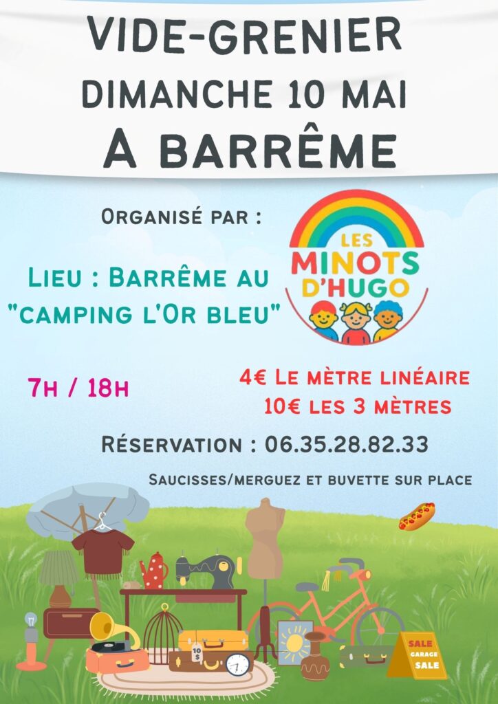 VIDE GRENIER APE | Mairie de Barrême