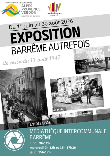 exposition barreme | Mairie de Barrême