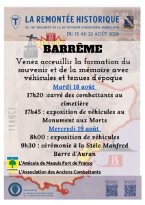 REMONTEE HISTORIQUE AOUT | Mairie de Barrême